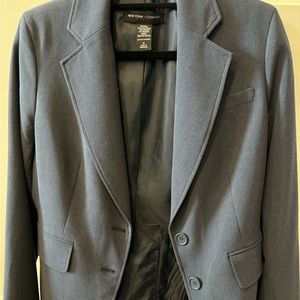 New York and company navy suit